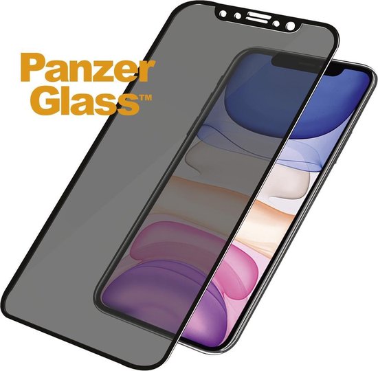 PanzerGlass e Privacy Black Friendly Case voor Apple iPhone Xr/11 - Zwart