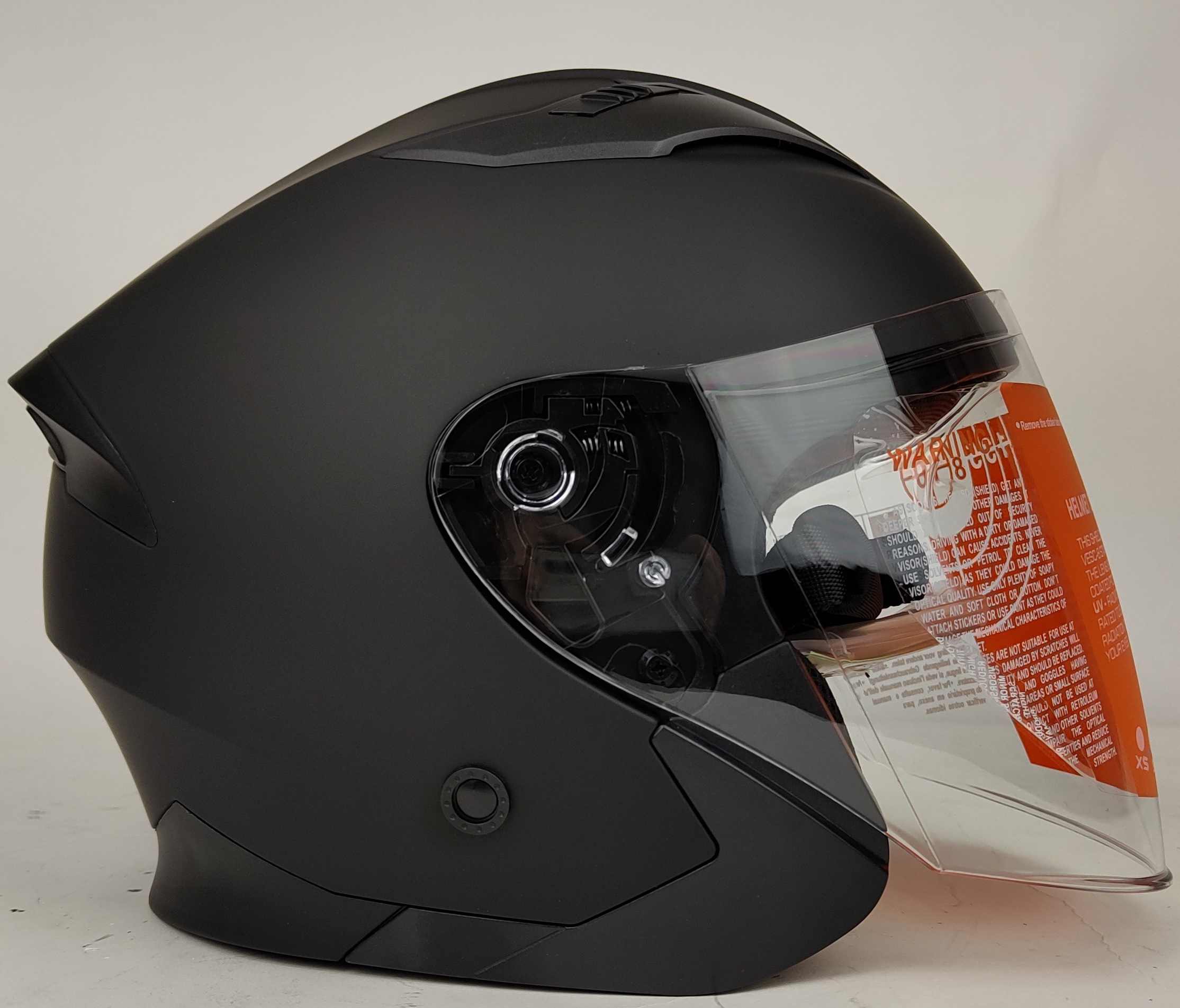 Helm Jet NO-END Pure SC-32 Zwart mat XS