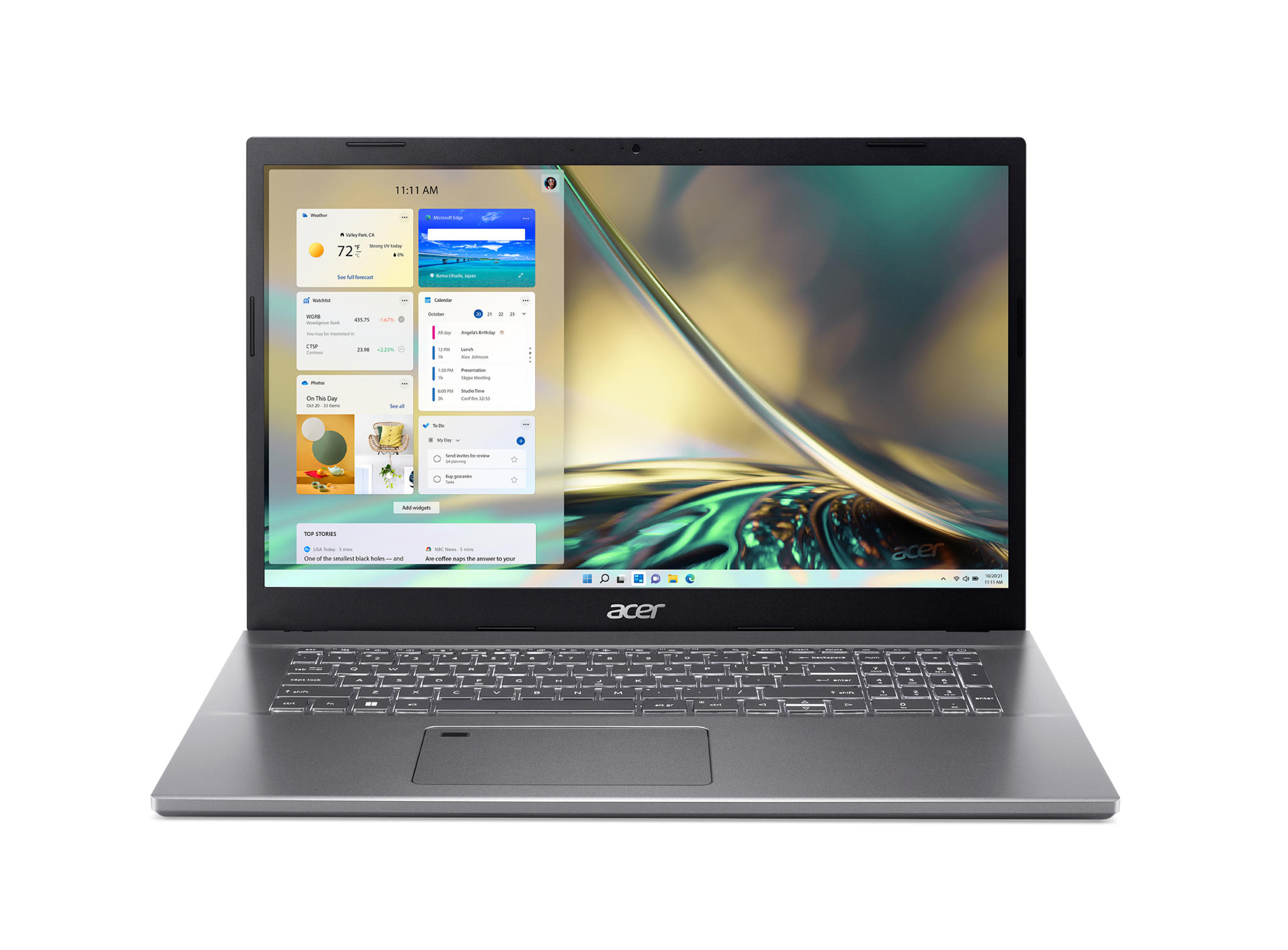 Acer Aspire 5 A517-53-74FQ laptop - Grijs