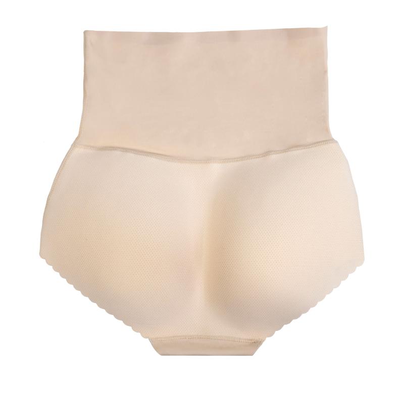 Bye Bra - Gevoerde Slip met Hoge Taille - Beige