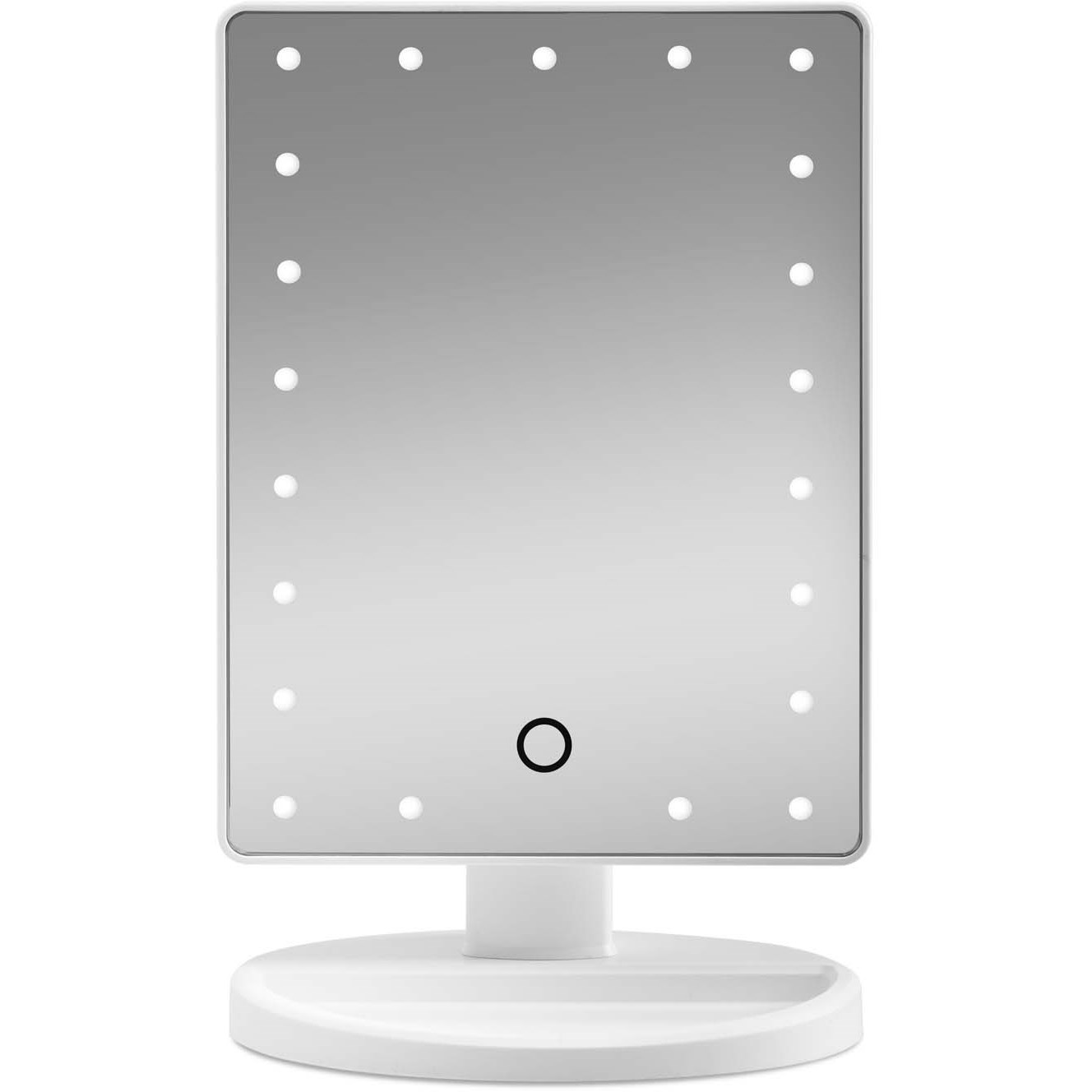 Gillian Jones Makeup Mirror With Led Light And Touch Function Whi