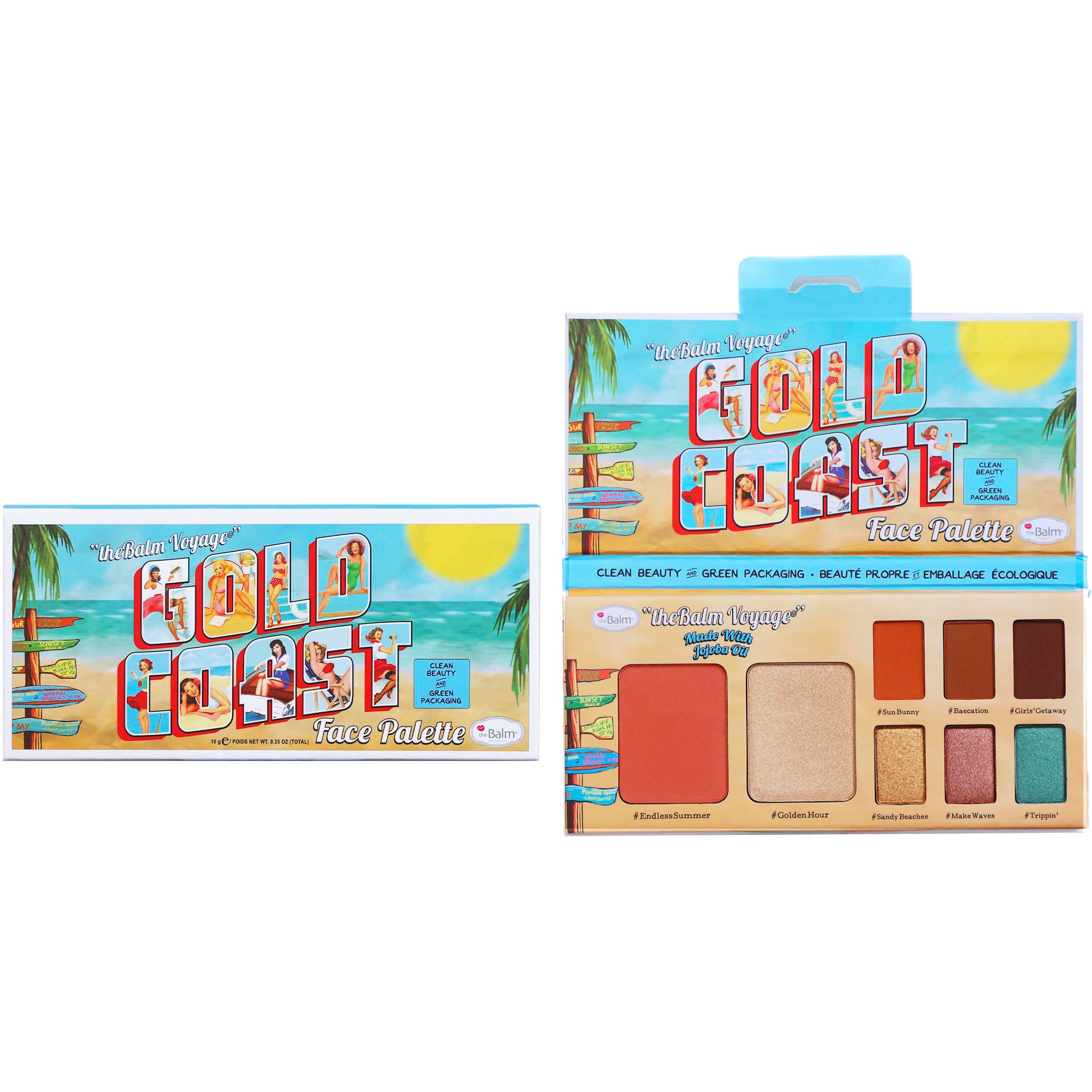 theBalm Cosmetics the Balm theBalm Voyage Gold Coast Face Palette