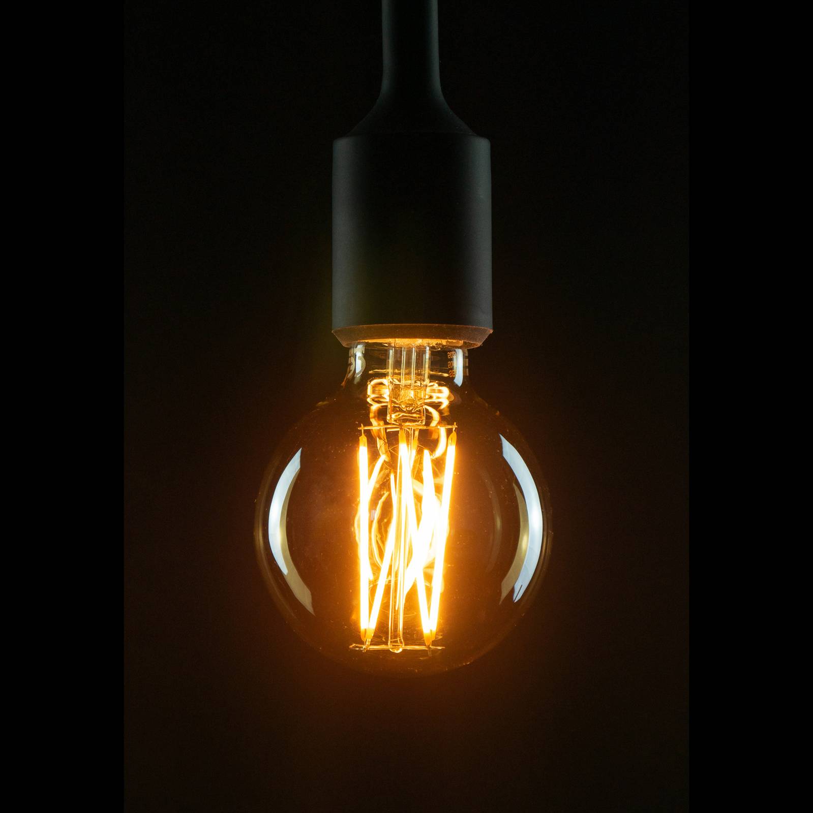 Segula LED bollamp E27 G80 5W 2.200K goud dim