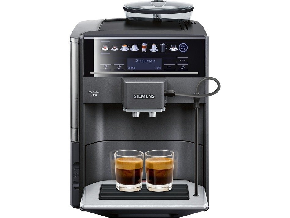 Siemens EQ.6 Plus s400 TE654319RW | Espressomachines | Keuken&Koken - Koffie&Ontbijt | TE654319RW - Zwart