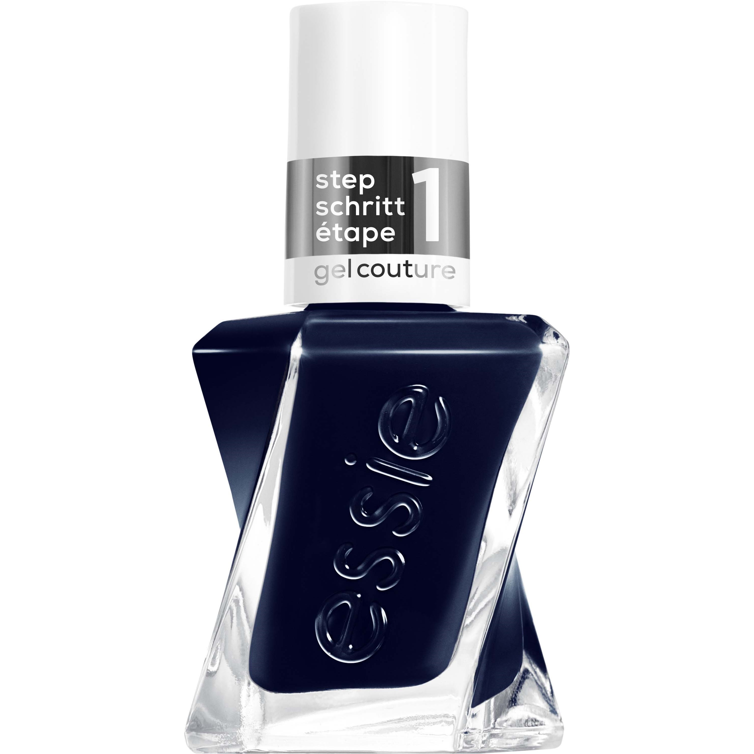 Essie Gel Couture Nail Polish 400 Caviar Bar - Zwart