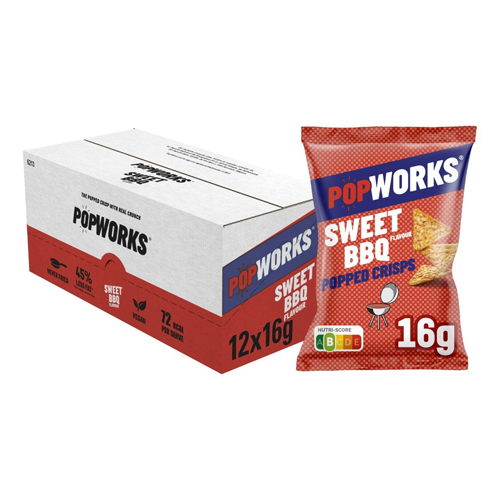 Popworks - Sweet BBQ - 12 Minizakjes