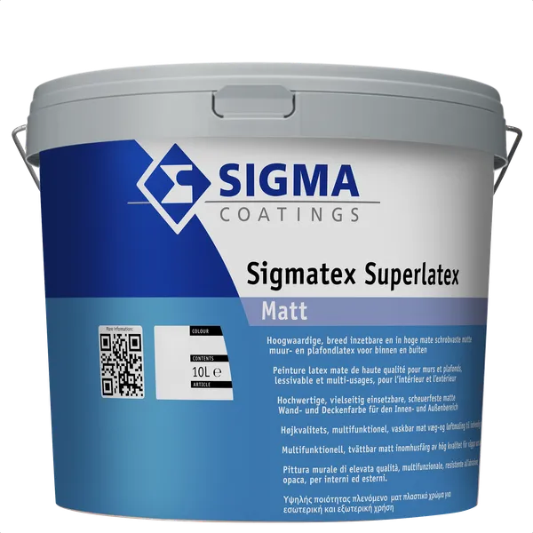 Sigma tex Superlatex Matt - Mengkleur - 10 l