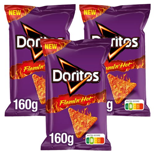 Doritos - Flamin&apos; Hot - 3x 160g