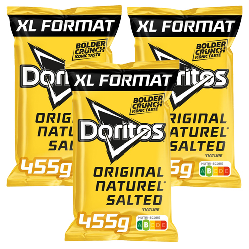 Doritos - Original Naturel Salted - 3x 455g