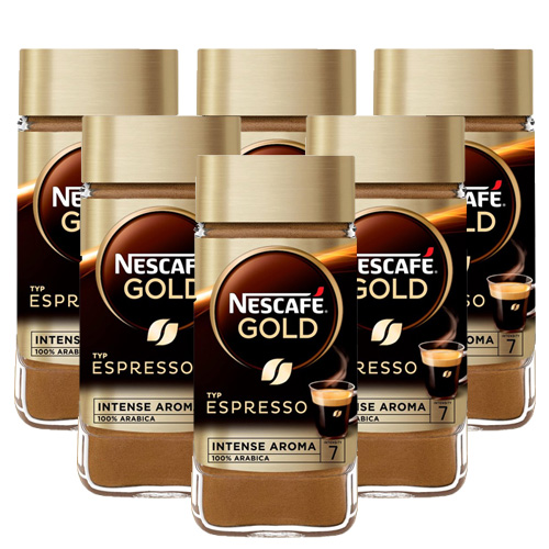 Nescafe Nescafé - Gold Espresso Oploskoffie - 6x 100g