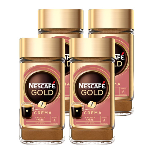 Nescafe Nescafé - Gold Crema Oploskoffie - 4x 100g