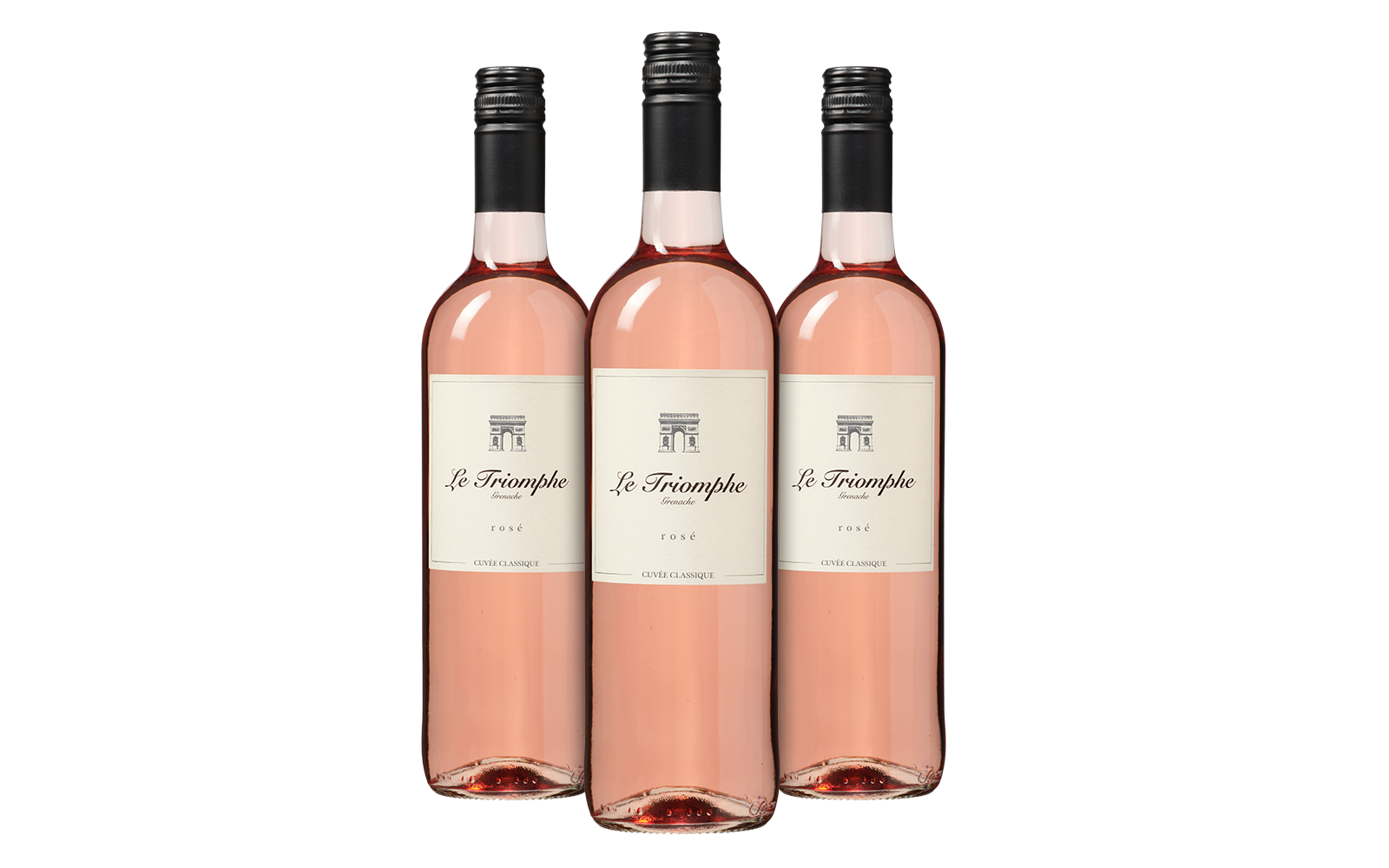 Wijnvoordeel Le Triomphe Grenache Rosé Probeerpakket (3 flessen)