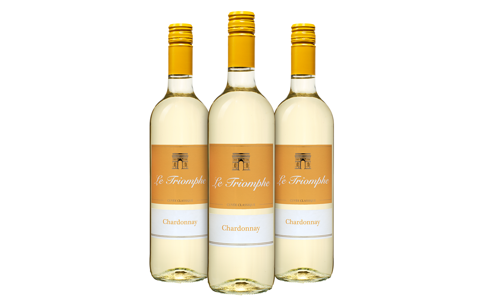 Wijnvoordeel Le Triomphe Chardonnay Probeerpakket (3 flessen)