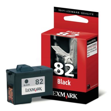Lexmark Lexmark 82 Inktcartridge zwart, 25 ml 18L0032 Replace: N/A