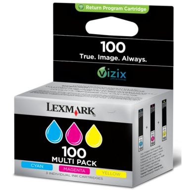 Lexmark Paket: cyaan, magenta, geel patron 14N0849 Replace: N/A