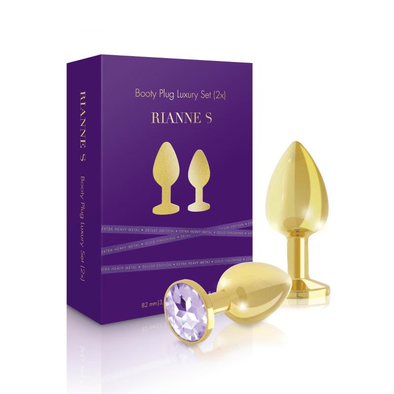 Rianne S Booty Plug Luxury Set - Gold - Goud