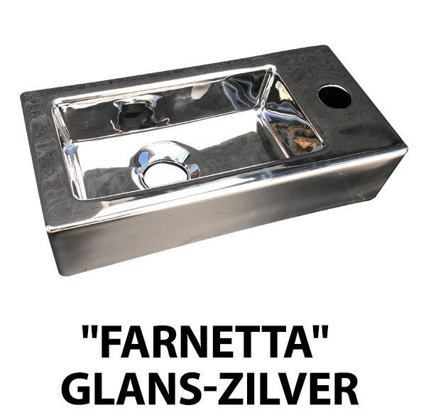 Best Design Farnette fontein rechts 37x18cm glanzend zilver - Silver