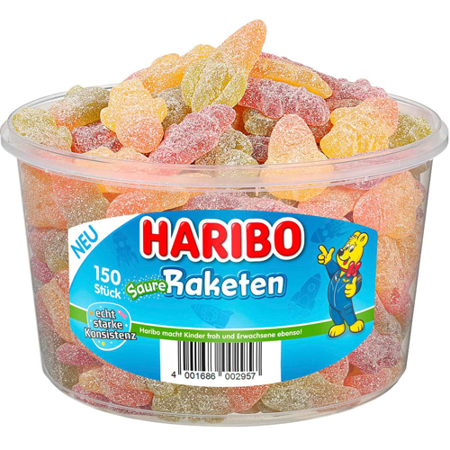 HARIBO - Zure raketten - 150 stuks