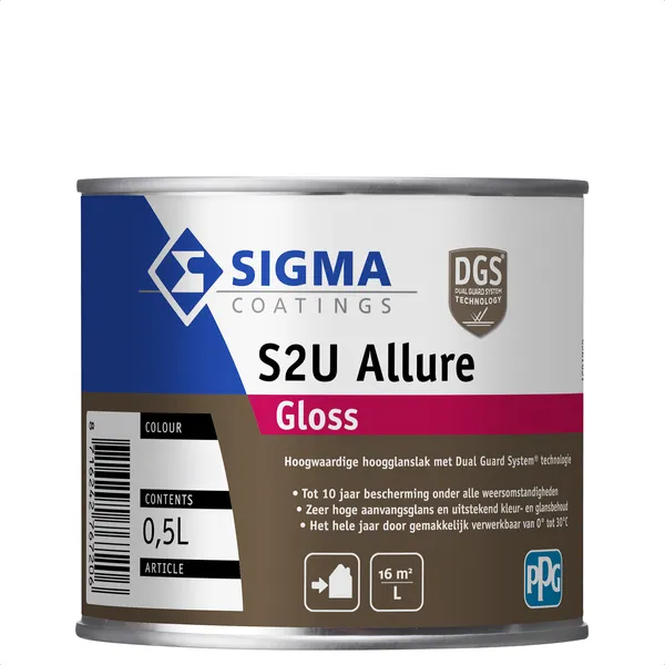 Sigma S2U Allure Gloss - Mengkleur - 500 ml