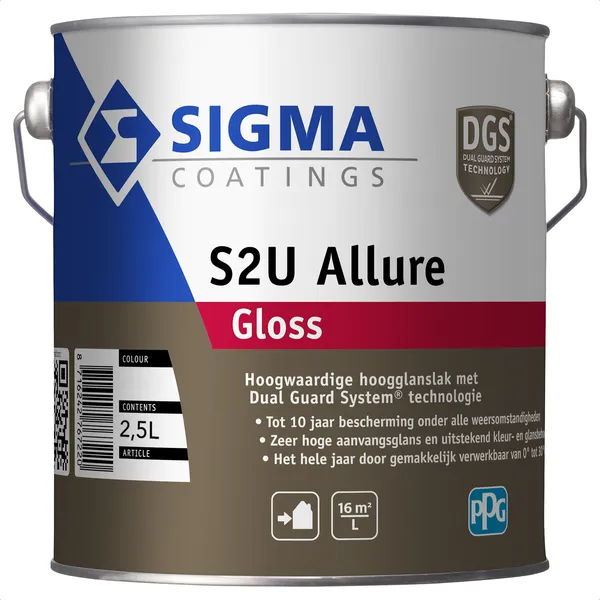 Sigma S2U Allure Gloss - Mengkleur - 2,5 l