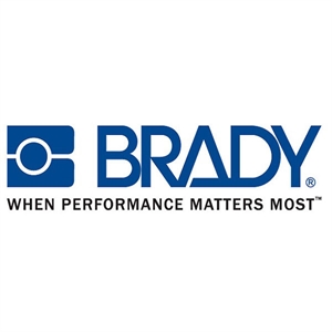 Brady M5C-1500-422 tape polyester zwart op wit | 38,10 mm x 7,62 m (origineel)