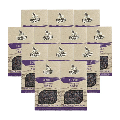 Sawat-D - Rice Berry (Zwarte Cargo Rijst) - 12x 1kg