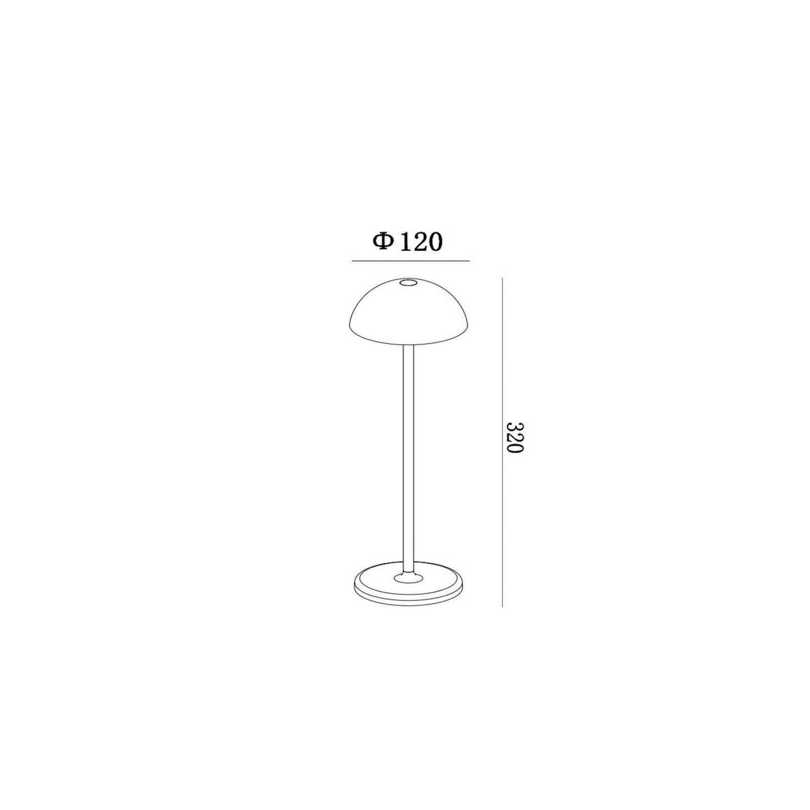 Lucide JOY Tafellamp 1xGeïntegreerde LED - Zwart