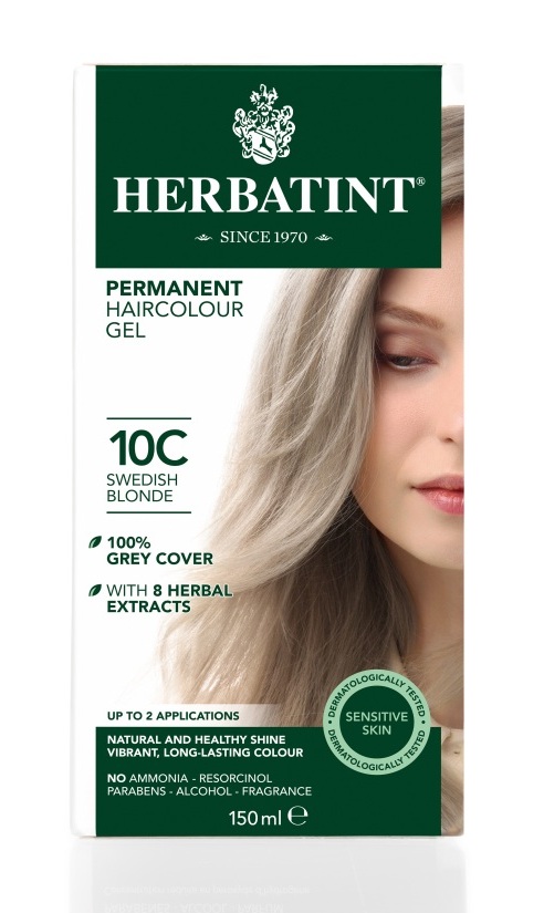 Herbatint Permanente Haarkleur Gel - 10C Zweeds Blond