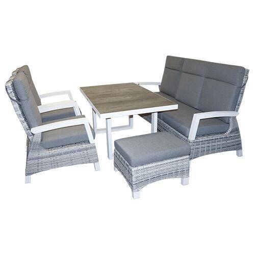 Rovereto Sofa Lounge diningset 5 persoons - Trestino