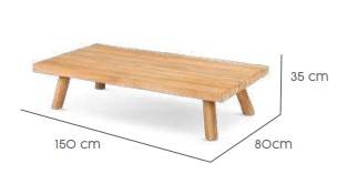 Tierra Outdoor Wakkanda Coffee Table Large -