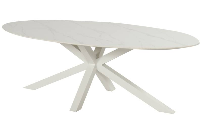 Hartman Xander Oval alu ceramic table 220x120 cm -