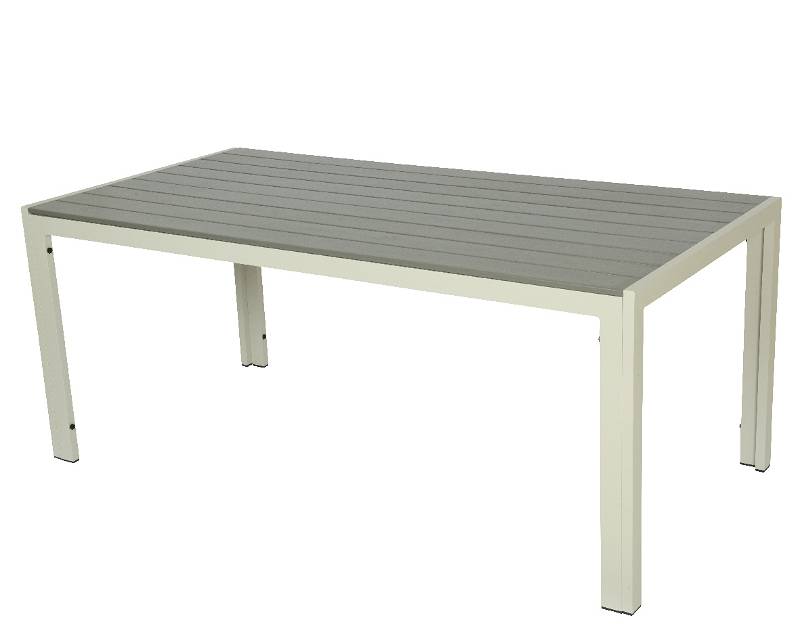 Decoris Tivoli tafel polywood L90-W180-H74cm beige -