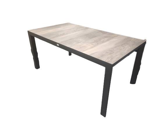 Driesprong Collection Santos dinning tafel 161x91cm antraciet -