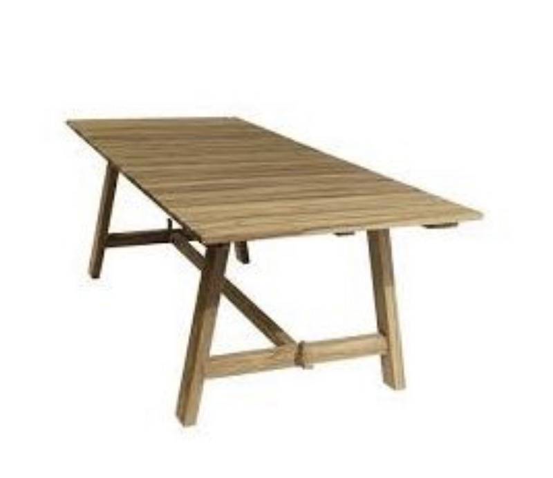 Van der Leeden Teak Tuintafel Thijs 240X100x78 cm -