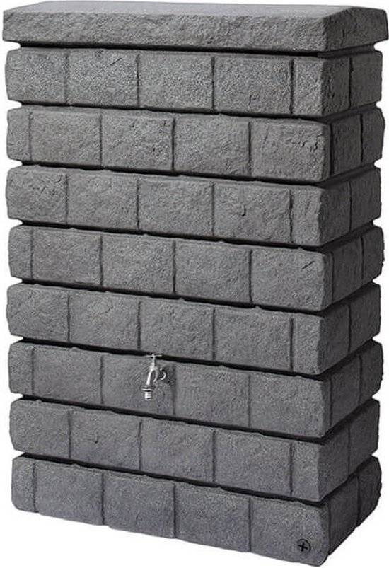 Meuwissen Agro Rocky JUNIOR muur 300 liter donker graniet l.80 x b.40 x h.118 cm C -