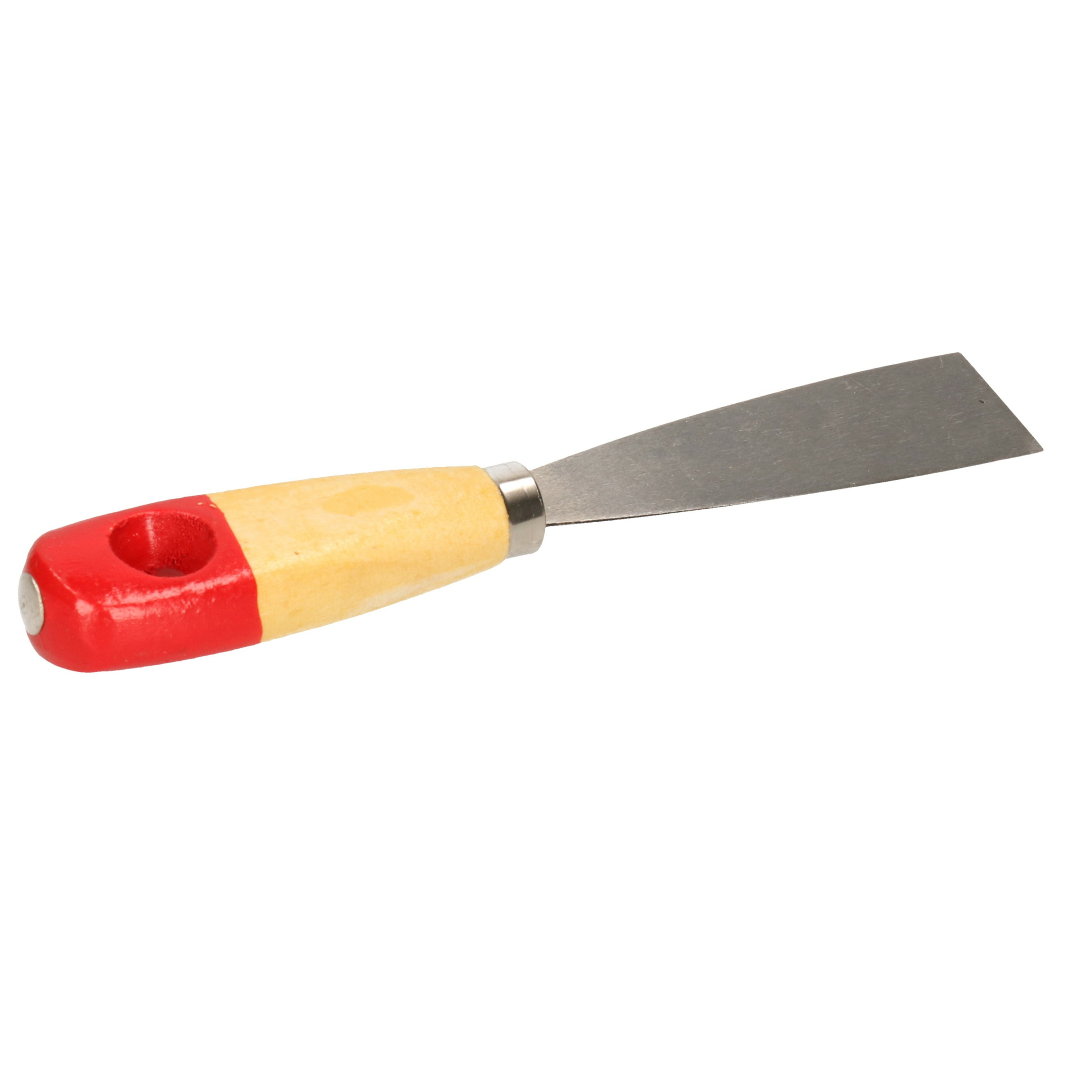 Brüder Mannesmann Bruder Mannesmann Plamuurmes - werkbreedte 30 mm - staal - hout - - Rood