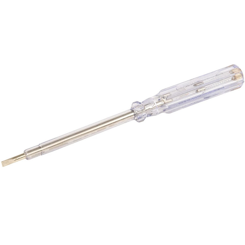 Silverline Spanningzoeker schroevendraaier - 110-250 V - 19 x 1,5 cm - voltage tester -