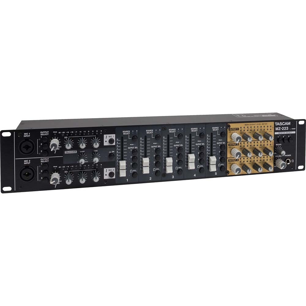 Tascam MZ-223 3-zone installatiemixer