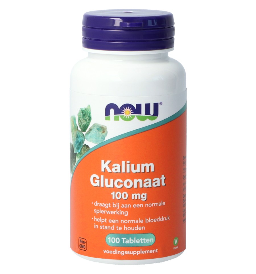 Now Kalium gluconaat 100mg