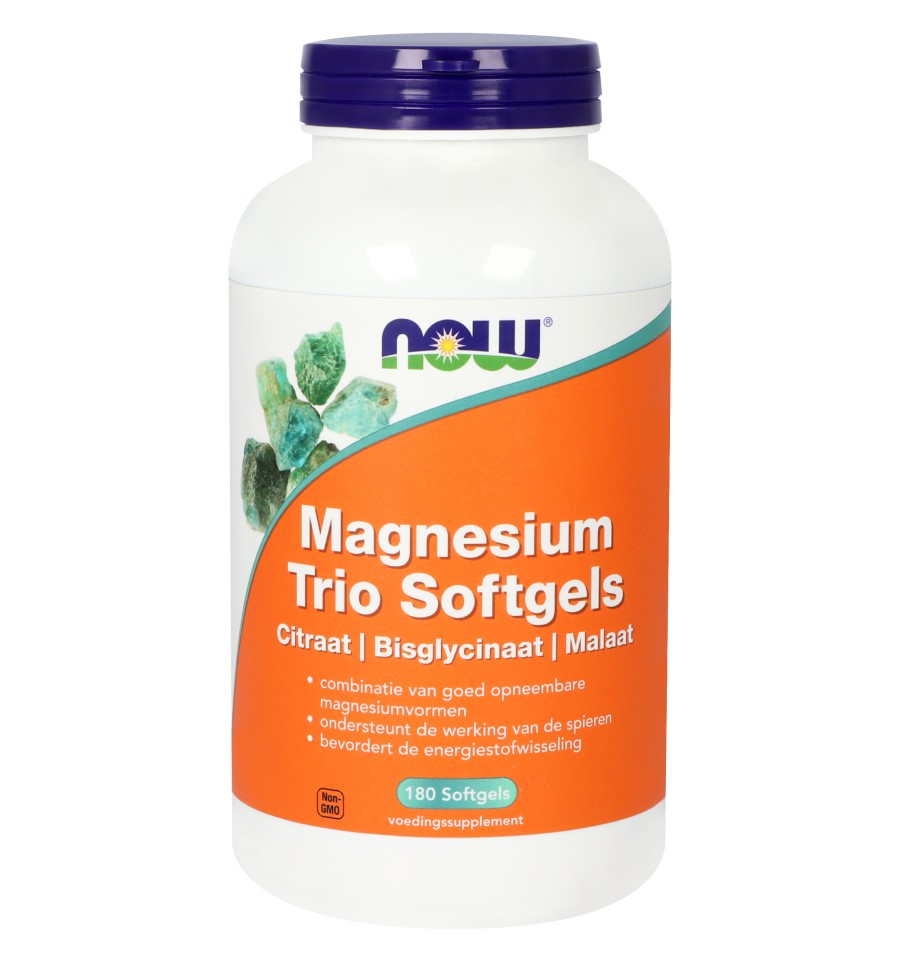 Now Magnesium trio softgels