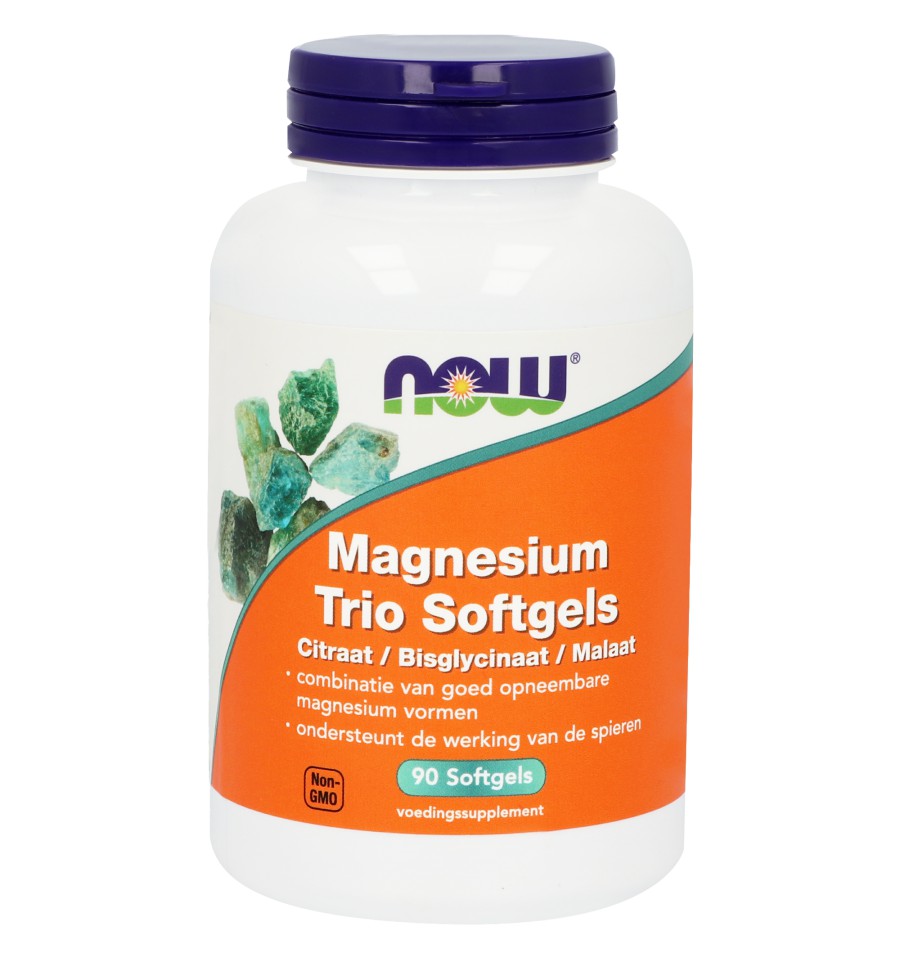 Now Magnesium trio softgels