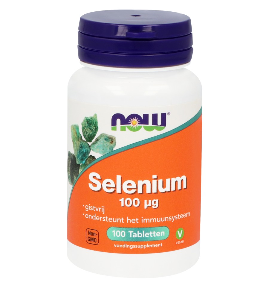 Now Selenium gistvrij 100 mcg