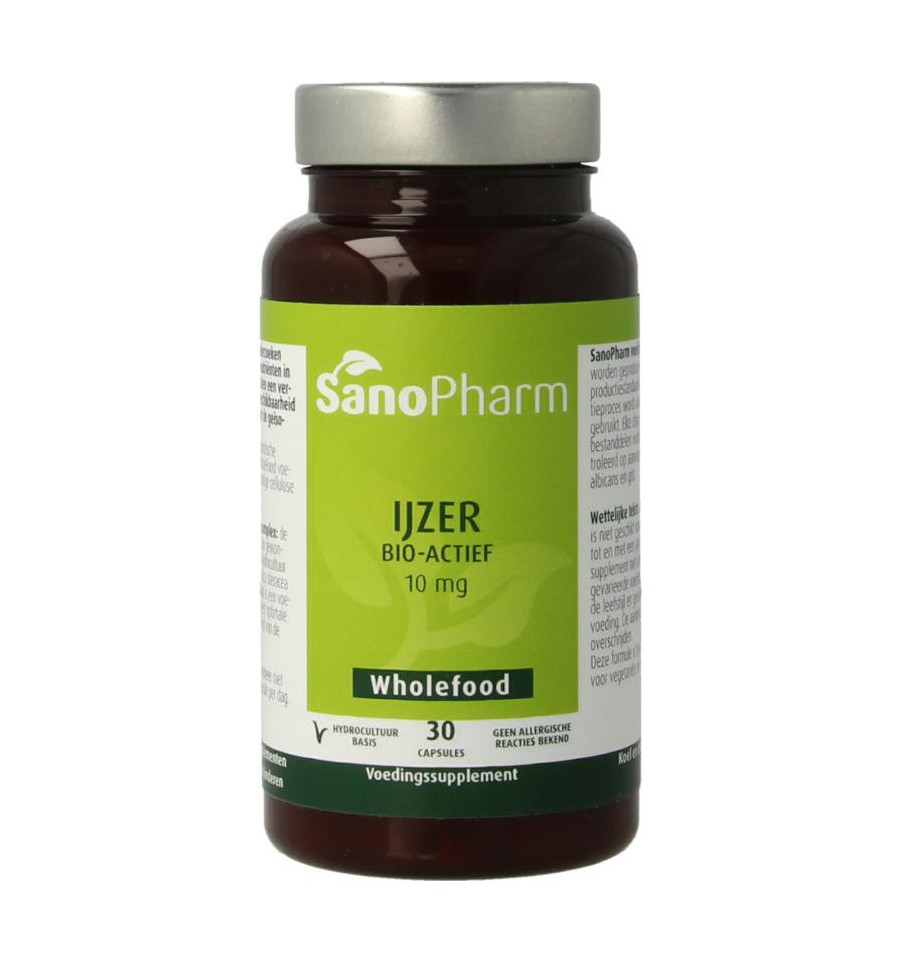 Sanopharm IJzer 10mg wholefood