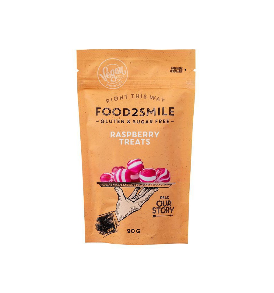 Food2smile Raspberry treats suikervrij glutenvrij lactosevrij