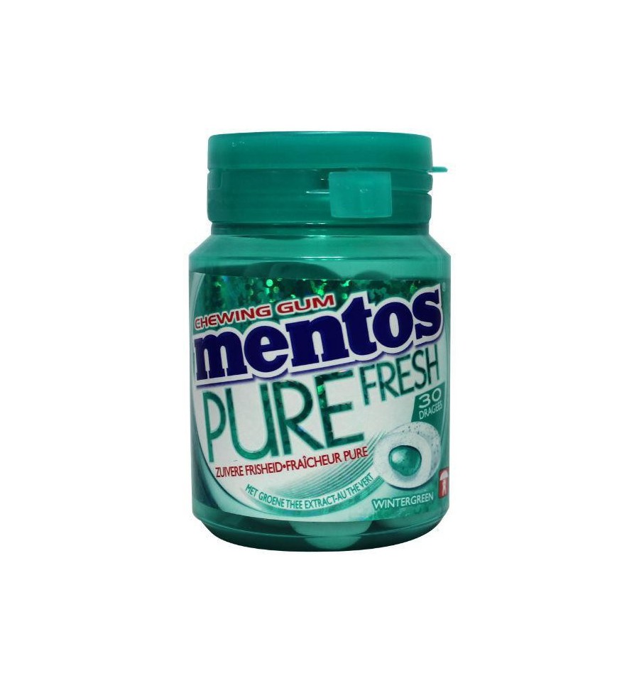 Mentos Gum pure wintergreen pot