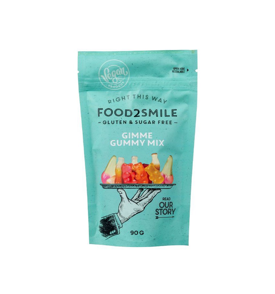 Food2smile Gimme gummy mix suikervrij lactosevrij