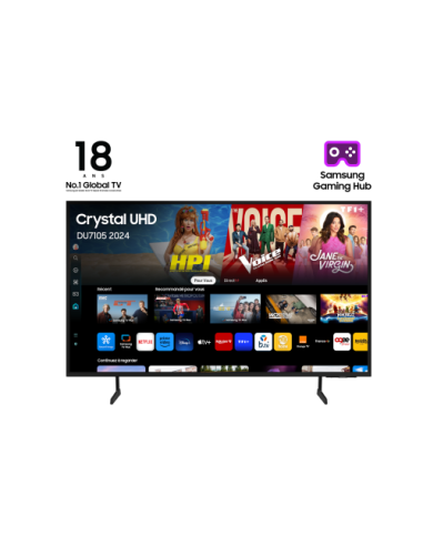 Samsung TV LED - TU50DU7105, 50", 4K UHD - Negro
