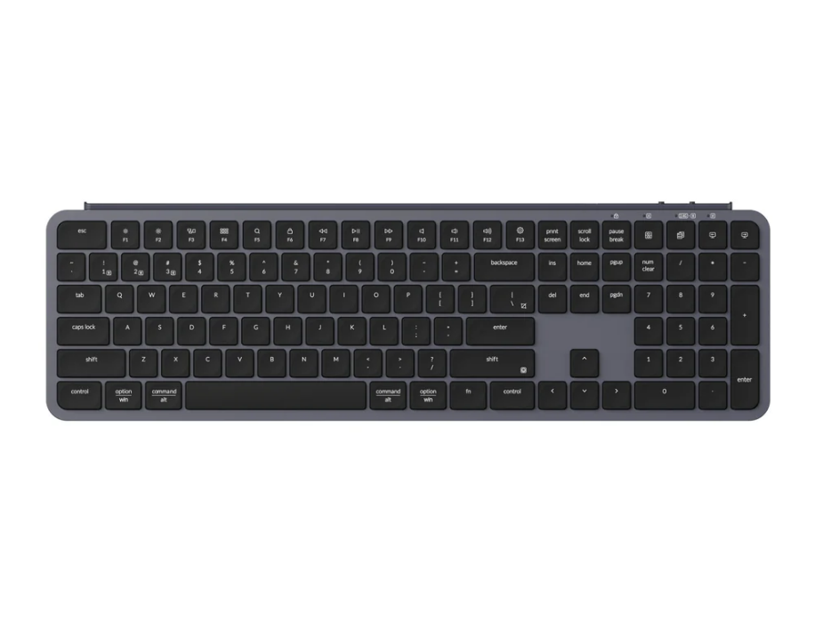 Keychron B6 Pro Ultra-Slim toetsenbord grijs