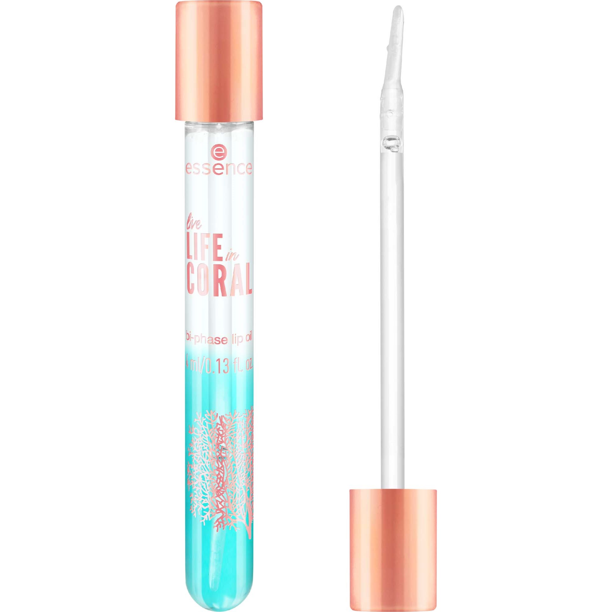 Essence Live Life In Coral Bi-Phase Lip Oil