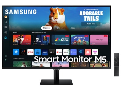 Samsung Smart Monitor M5 M50D - 27" - Zwart